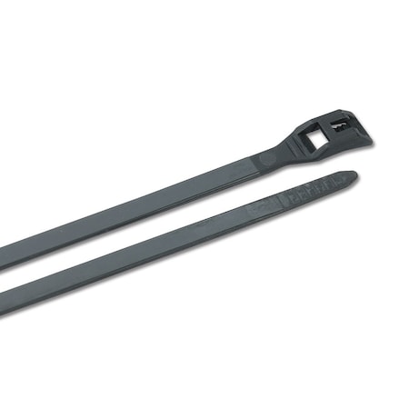 Ancor Cable Tie, 8 in L, Black, Nylon 6/6, 50 lb Strength 199325